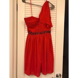 Jessica Simpson Chiffon One Shoulder Dress